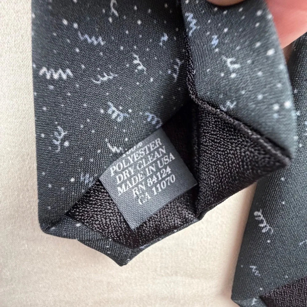 Ralph Marlin The Three Stooges Necktie Larry Moe Curly MensOS black Novelty 1995